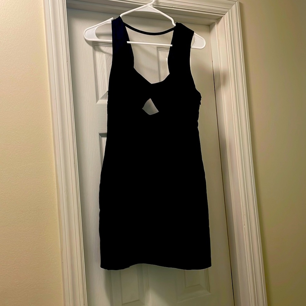 Mini black dress